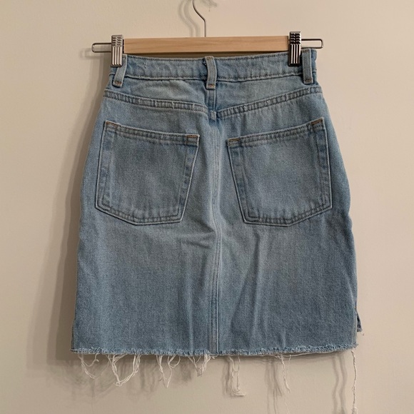 NWOT Denim Mini Skirt - Picture 3 of 4